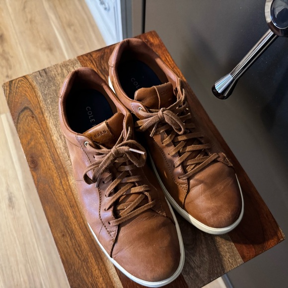 COLE HAAN shoes (Reagan lace up sneaker) (British Tan) - Picture 4 of 5